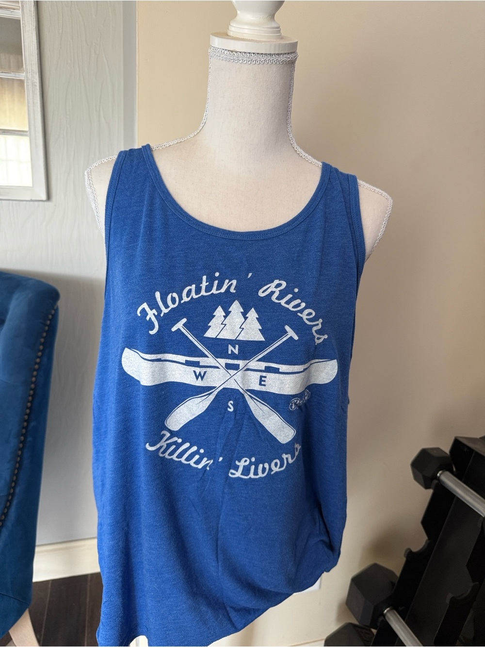 Bella Canvas Blue Tank Top XL